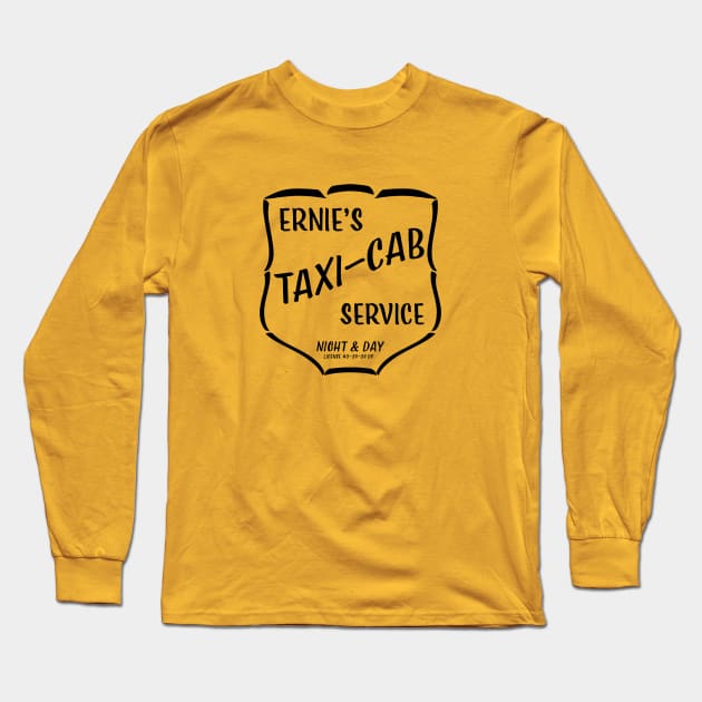 Ernie's Taxi-Cab Service Long Sleeve T-Shirt by Vandalay Industries